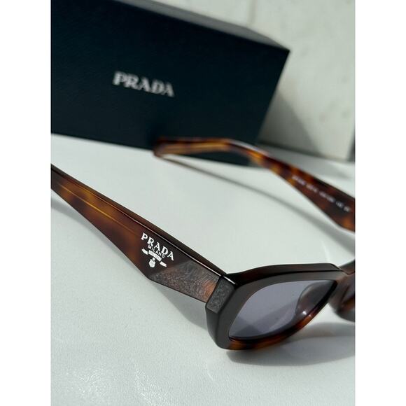 NEW Prada PR B06S Sunglasses in Havana Brown Purple